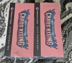 x2 New/Sealed Pokemon Center Mega Evolution Chaos Rising Elite Trainer Box - Image 3
