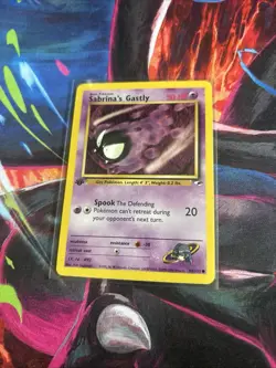 Pokemon Sabrina's Gastly Gym Heroes 1st Edition 92/132 Common HP 50 Sugimori - Image 1