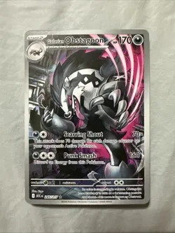 Galarian Obstagoon 2026 Ascended Hero’s Illustration Rare FA 245/217 Pokemon - Image 1