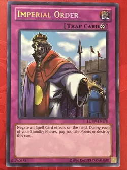 Imperial Order - NM - LCYW-EN178 - Unlimited - Secret Rare - Yu-Gi-Oh! TCG - Image 1