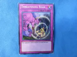 Yugioh Threatening Roar LCYW-EN297 Trap Card, Legendary Collection NM - Image 1