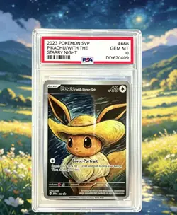 Pokemon Van Gogh Museum Set PSA10 Gem Mint-Starry Night&Portrait Art Card - Image 3