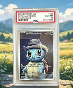 Pokemon Van Gogh Museum Set PSA10 Gem Mint-Starry Night&Portrait Art Card - Image 4