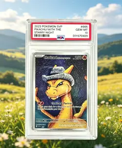 Pokemon Van Gogh Museum Set PSA10 Gem Mint-Starry Night&Portrait Art Card - Image 5