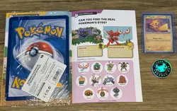 Pikachu At The Museum Sealed Promo Card and Pokemon Day promo card & coin - Image 1