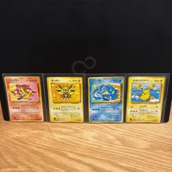 Pokemon ANA 1999 Flying Pikachu Articuno Zapdos Moltres 4-Card Promo Set Japan - Image 1