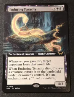 Enduring Tenacity - Extended Art - DSK - MTG - NM - EN - 0374 - Image 1