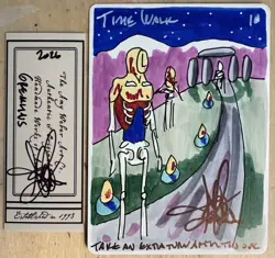 MTG ARTIST PROOF Gremlins Time Walk AP Sketch Art Amy WEBER Magic - Image 1