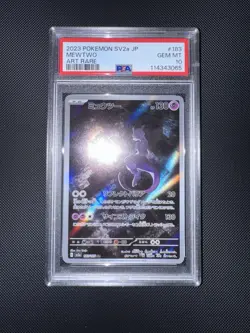 Mewtwo 183/165 Art Rare 2023 SV2a JP Pokemon PSA 10 - Image 1