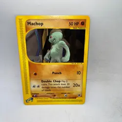Machop 117/165 Common Expedition Base Set Pokemon Lightly Played - Image 1