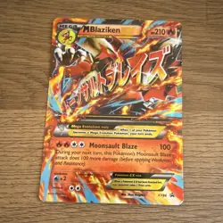 Pokemon TCG M Blaziken EX Holo Promo Full Art XY86 XY Promos ENG 210 HP - Image 1