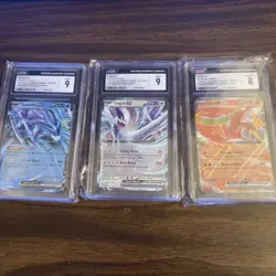Pokemon CGC Graded Holo Lot of 3 - Image 1