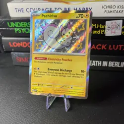 🔥 Pokemon Pachirisu 138/091 Paldean Fates Shiny Rare Pokemon NM 🔥 - Image 3