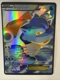The Pokemon Company Blastoise EX XY 155/160 Rare Holo English 2014 180 - Image 1