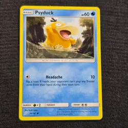 Pokemon Team Up Psyduck Common 26 Lightly Played - Image 1