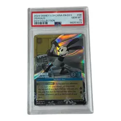 Disney Lorcana D23 Collection Promo Oswald - The Lucky Rabbit #06 PSA 10 - Image 1