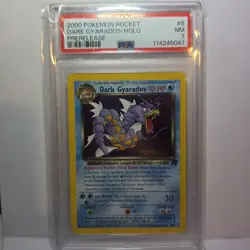 2000 Dark Gyarados Holo Card PSA 7 Pre-Release #8 - Image 1