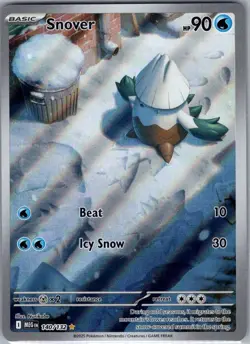 Snover 140/132 ME01: Mega Evolution - Pokemon Card - NM - Image 1