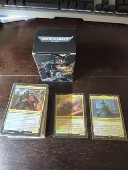 ​MTG Magic – Warhammer 40k Commander DECK SET (4 Decks!) ENGLISCH Komplett - Image 2
