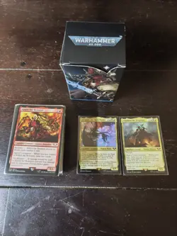 ​MTG Magic – Warhammer 40k Commander DECK SET (4 Decks!) ENGLISCH Komplett - Image 3