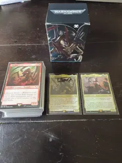 ​MTG Magic – Warhammer 40k Commander DECK SET (4 Decks!) ENGLISCH Komplett - Image 4