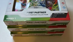 3x First Partner Illustration Collection Series 1 Boxes: Pokemon - New & Sealed - Image 4