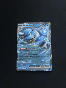 Blastoise ex 9/165 Scarlet & Violet Pokemon 151 Holo NM (#2) - Image 1