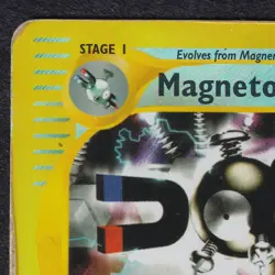 [PO] MAGNETON Pokemon REVERSE HOLO AQUAPOLIS E-Serie 22/147 English POOR - Image 3