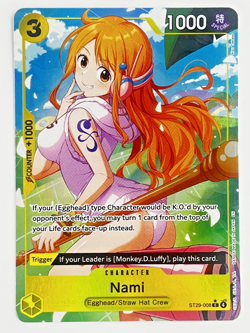 One Piece Nami ST29-008 Special Alt Art Parallel Egghead Straw Hat Crew - Image 1