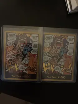 2x Gold Don!! OP16 The Time Of Battle One Piece TCG English - Image 1