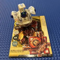Bakugan Battle Brawlers Haos ✨ Warius Pearl 490G + Gold Gate Card - Image 1