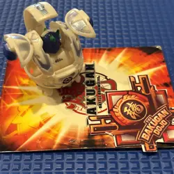 Bakugan Battle Brawlers Haos ✨ Warius Pearl 490G + Gold Gate Card - Image 2