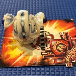 Bakugan Battle Brawlers Haos ✨ Warius Pearl 490G + Gold Gate Card - Image 4