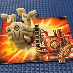 Bakugan Battle Brawlers Haos ✨ Warius Pearl 490G + Gold Gate Card - Image 5
