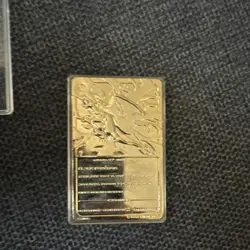 Pokemon Charizard Metal Gold-Plated Collectible Card Lot - 1 Cards, 1999 - Image 2