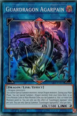 SAST-EN053 GUARDRAGON AGARPAIN SUPER RARE 1ST EDITION YuGiOh CARD - Image 1