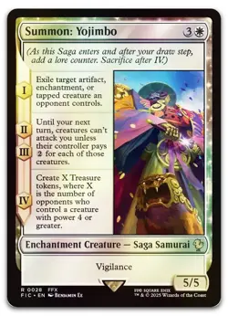 Summon: Yojimbo (Surge Foil) #28 (NM) Final Fantasy FIC Magic MTG - Image 1