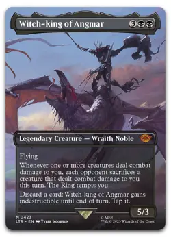 Witch-king of Angmar (Borderless) #423 (NM) Lord of the Rings LTR Magic MTG - Image 1