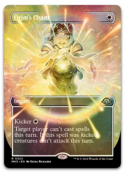 Orim's Chant (Borderless) #323 (Foil) (NM) Modern Horizons 3 MH3 Magic MTG - Image 1