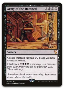 Army of the Damned #113 (NM) Commander 2018 C18 Magic MTG - Image 1