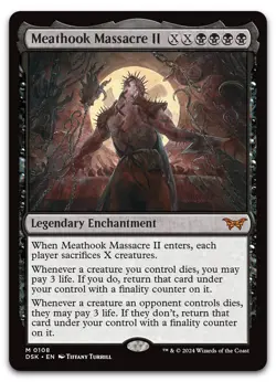 Meathook Massacre II (0108) #108 (NM) Duskmourn DSK Magic MTG - Image 1