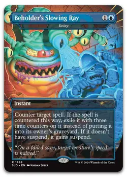 Beholder's Slowing Ray - Delay #1788 (NM) Secret Lair Drop SLD Magic MTG - Image 1