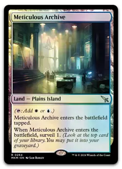 Meticulous Archive #264 (Foil) (NM) Murders Karlov Manor MKM Magic MTG - Image 1