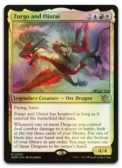 Zurgo and Ojutai #258 (Foil) (NM) March of the Machine MOM Magic MTG - Image 1