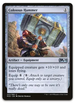 Colossus Hammer #223 (LP) Core Set 2020 M20 Magic MTG - Image 1