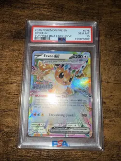 Eevee ex -Prismatic Evolutions Stamp 075/131 Miscellaneous Cards & Products Holo - Image 1
