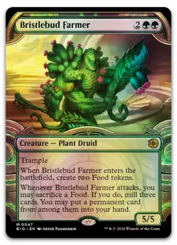 Bristlebud Farmer (Showcase) #47 (Foil) (NM) Thunder Junction BIG Magic MTG - Image 1