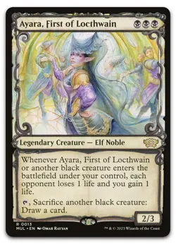 Ayara, First of Locthwain #13 (NM) March of the Machine MUL Magic MTG - Image 1