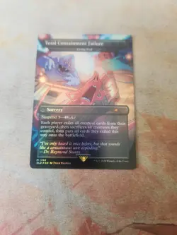 Total Containment Failure-Living End Rainbow Foil Secret Lair MTG NM - Image 1