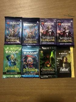 Magic: The Gathering Booster Packs (MtG) Play/Set/Draft - New Sealed - Image 1